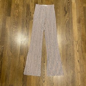 H&M Flared Textured Jersey Leggings